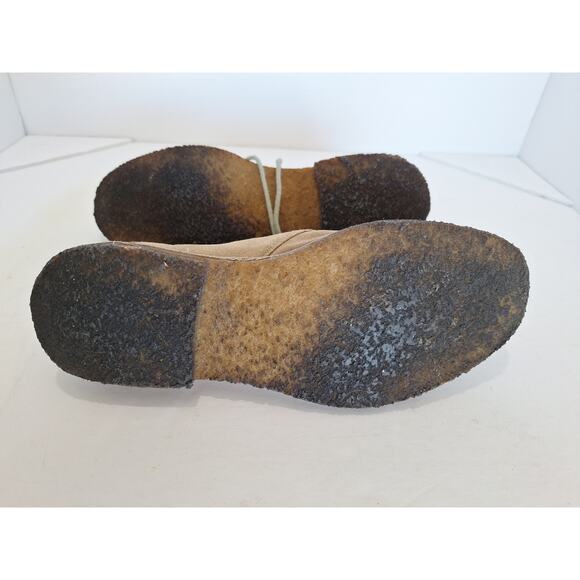 BOSS Orange Beige Suede Desert Chukka Boots Men’s 40 (US 7) Casual Crepe Sole - Picture 9 of 9